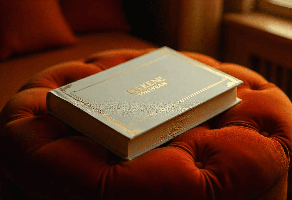 Close-up high-quality printed book